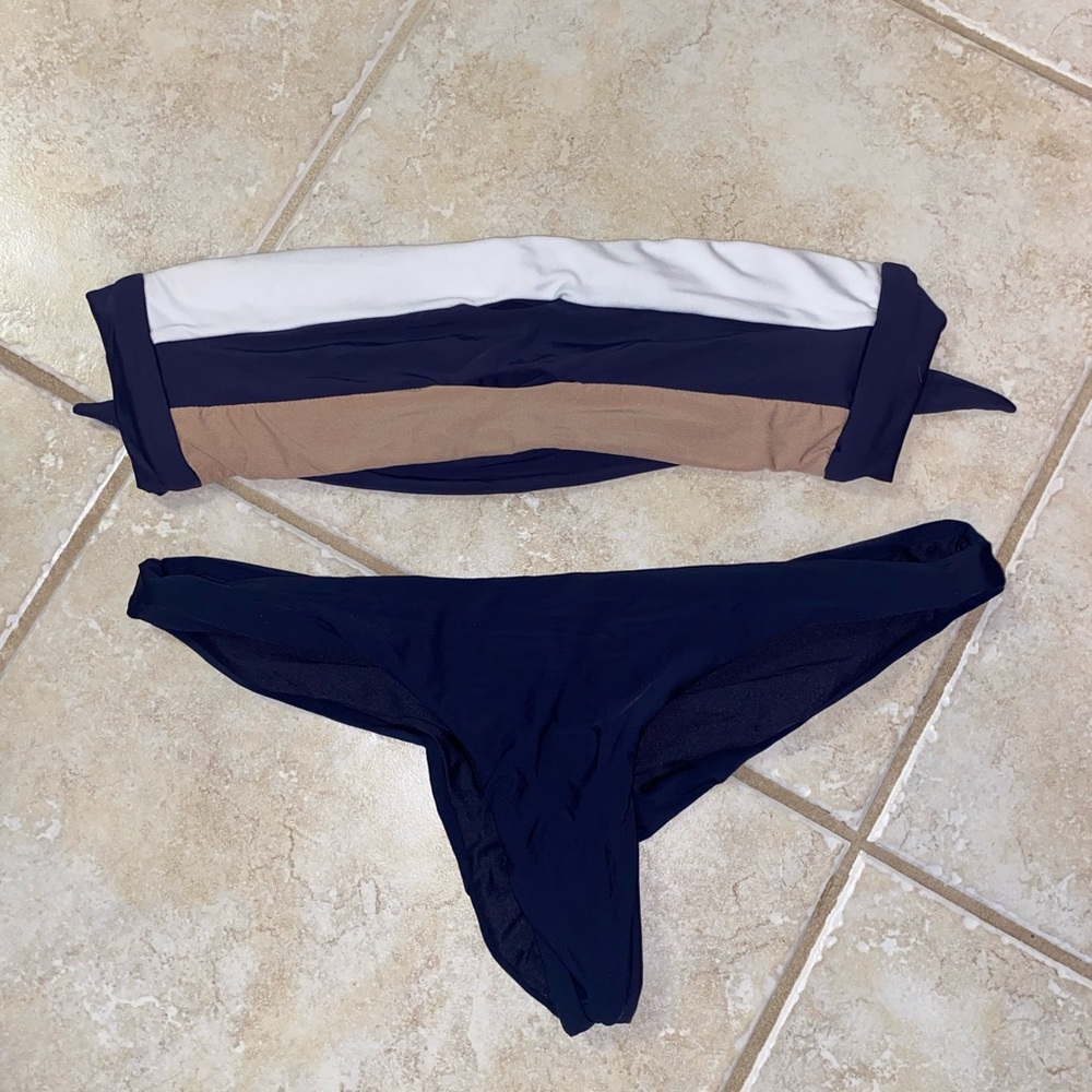 PILY Q strapless bikini